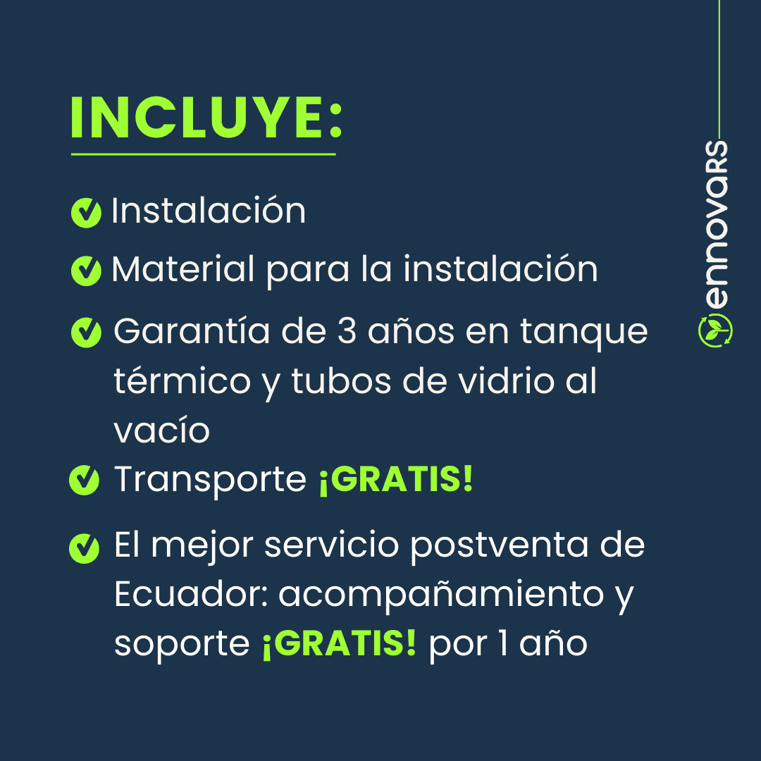 Calentador Solar de Agua Ennovars - Imagen 7